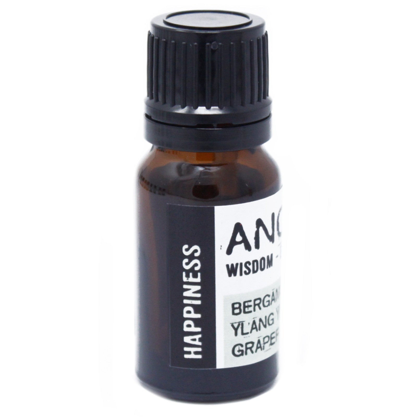 10ml Blended Essential Oil - Happiness product packaging on clean background from Quintessential Holistic Health Ltd
