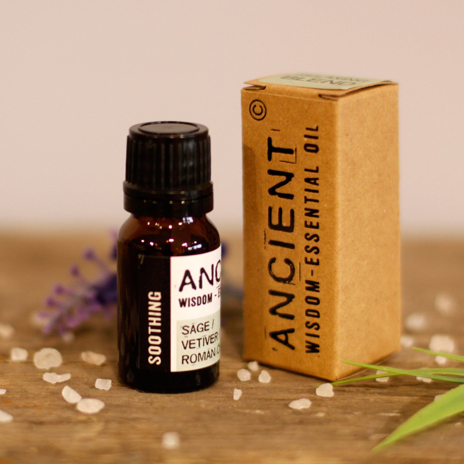 10ml Blended Essential Oil - Soothing product packaging on clean background from Quintessential Holistic Health Ltd