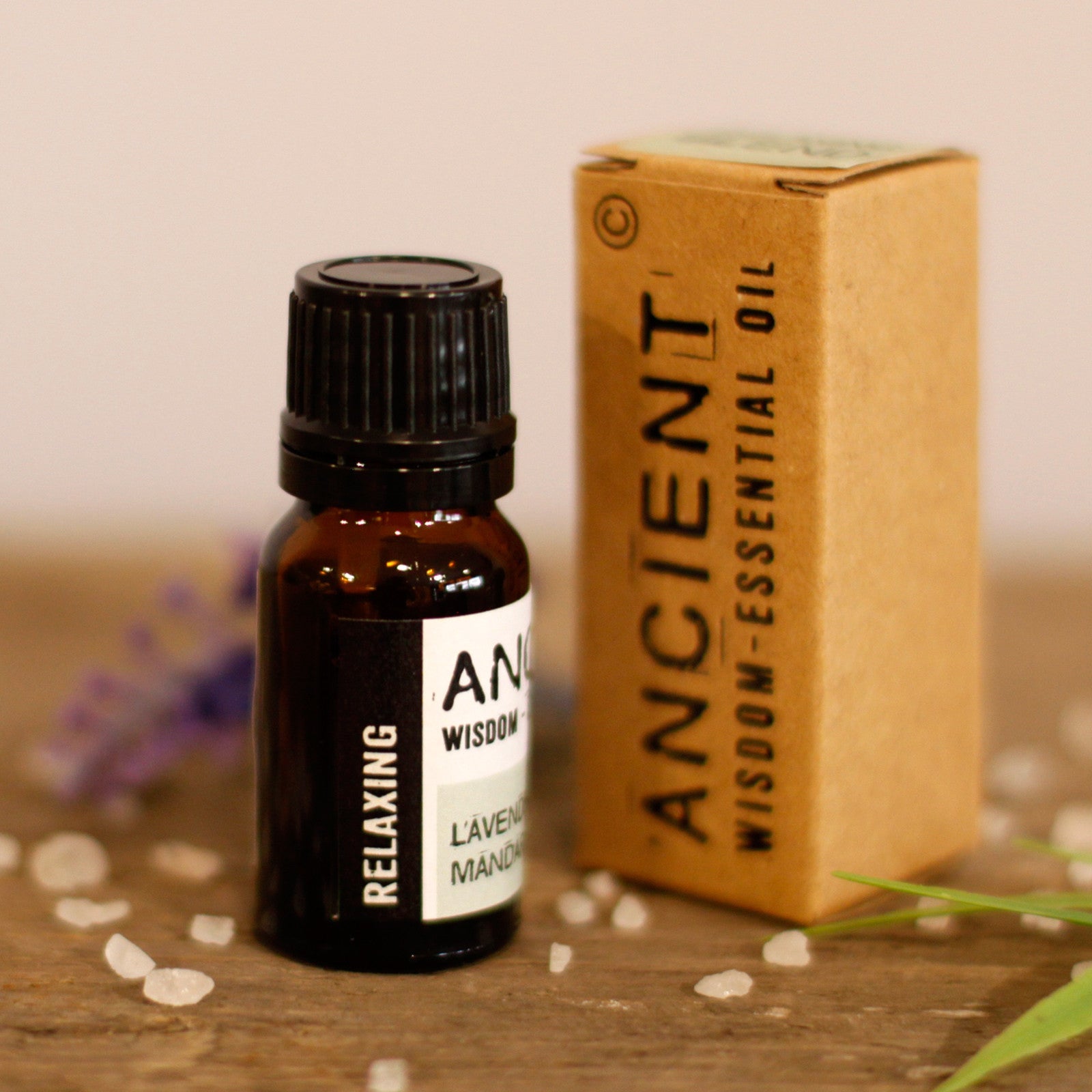 10ml Blended Essential Oil - Relaxing product packaging on clean background from Quintessential Holistic Health Ltd
