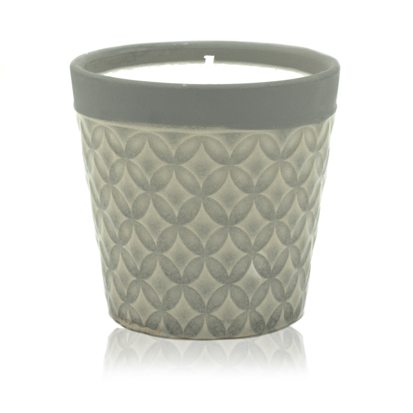 Eco-Friendly Scented Soy Candle in a Re-Usable Ceramic Pot