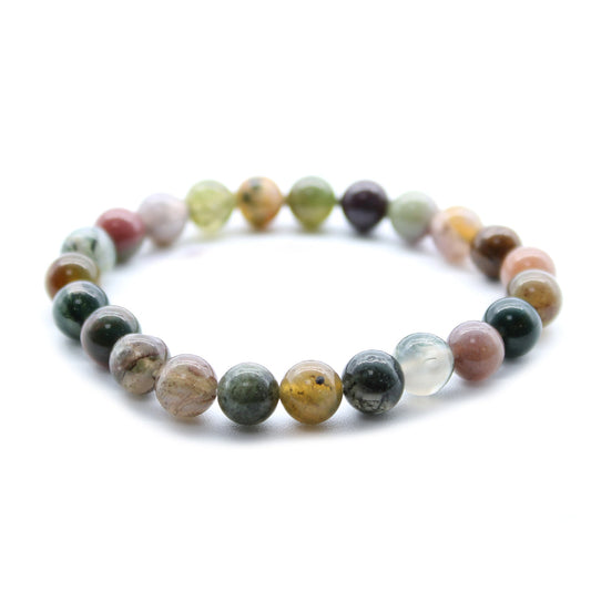 Gemstone Power Bracelet - Moss Agate - main product image from Quintessential Holistic Health Ltd UK