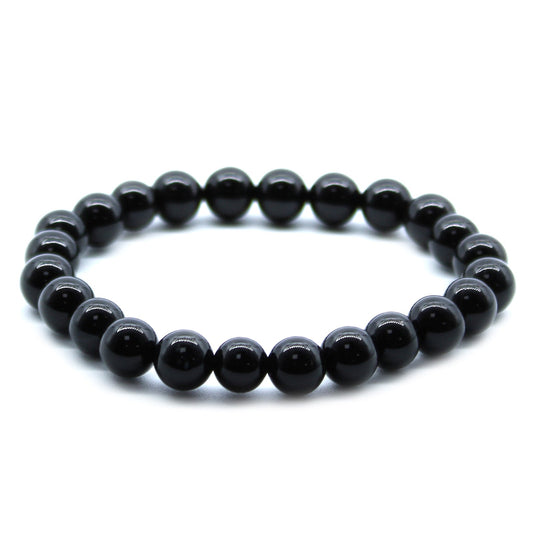 Gemstone Power Bracelet - Black Agate - main product image from Quintessential Holistic Health Ltd UK