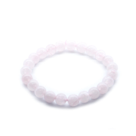 Gemstone Power Bracelet - Rose Quartz - main product image from Quintessential Holistic Health Ltd UK