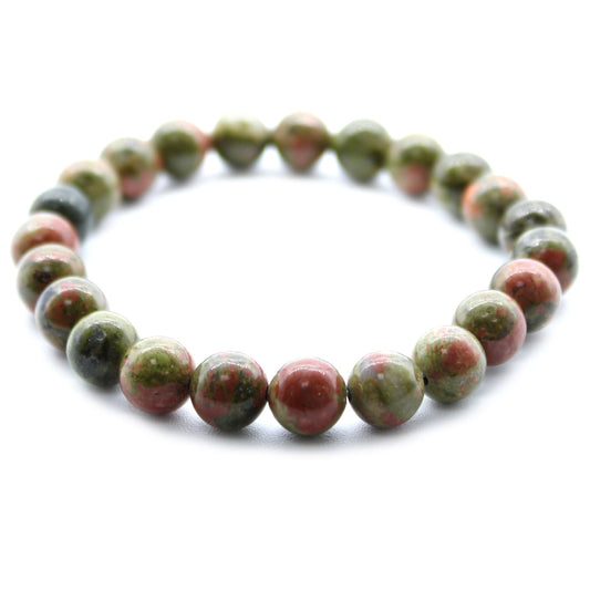 Gemstone Power Bracelet - Green Jasper - main product image from Quintessential Holistic Health Ltd UK