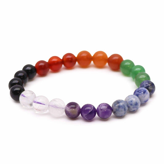 Gemstone Power Bracelet - Chakra Stones - main product image from Quintessential Holistic Health Ltd UK