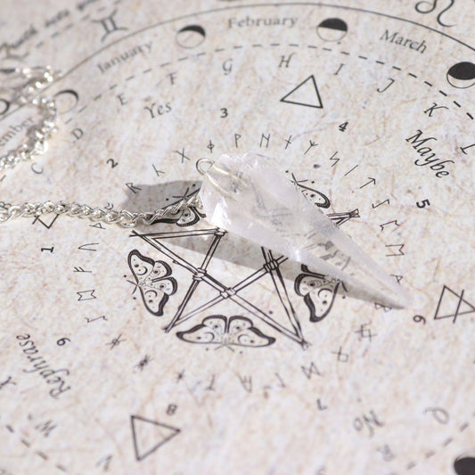 Ancient Witch Spell Incense, Map and Rock Crystal Pendulum Set - Cleansing product packaging on clean background from Quintessential Holistic Health Ltd