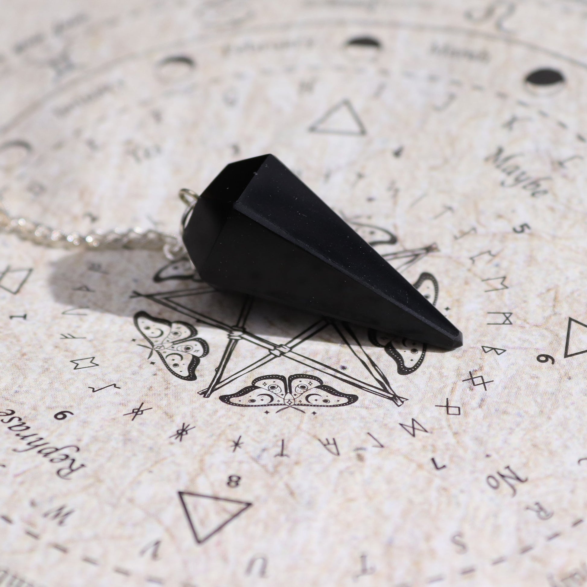 Ancient Witch Spell Incense, Map and Black Obsidian Pendulum Set - Success product packaging on clean background from Quintessential Holistic Health Ltd
