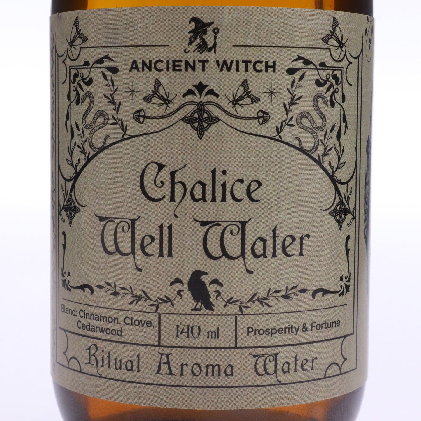 Pure Essential Oil Ritual Water - Chalice Well product packaging on clean background from Quintessential Holistic Health Ltd