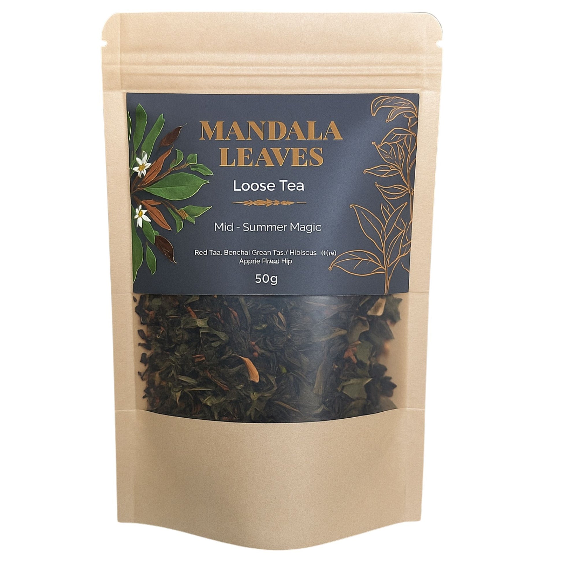 Mid-Summer Magic Blend Artisan Tea - Bagged - 50g - product image 3 from Quintessential Holistic Health Ltd UK