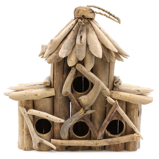 Handmade Recycled Driftwood Bird Box - Croft