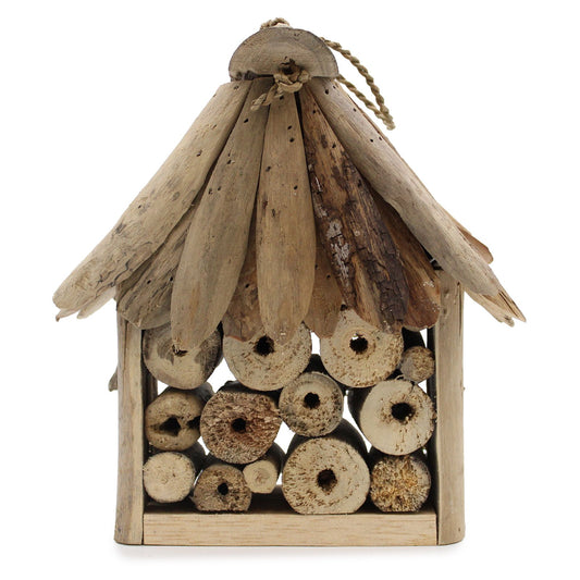 Handmade Recycled Driftwood Bee and Insect House