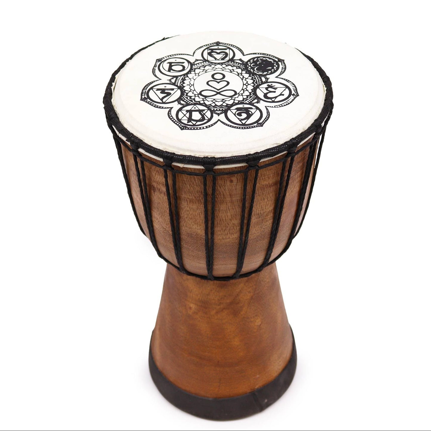 17cm Chakra Wide Top Djembe Drum - Chakra