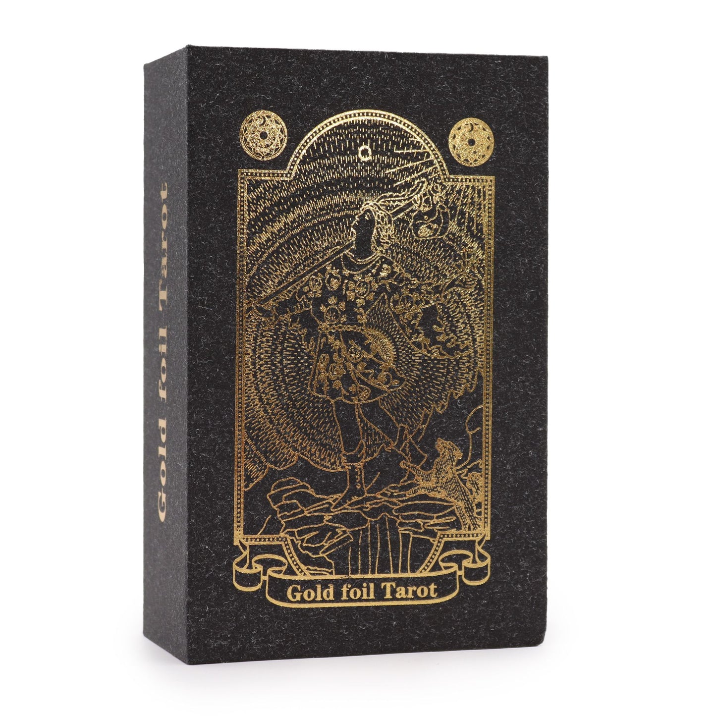 Gold Foil Tarot Cards with Booklet Gift Box Set