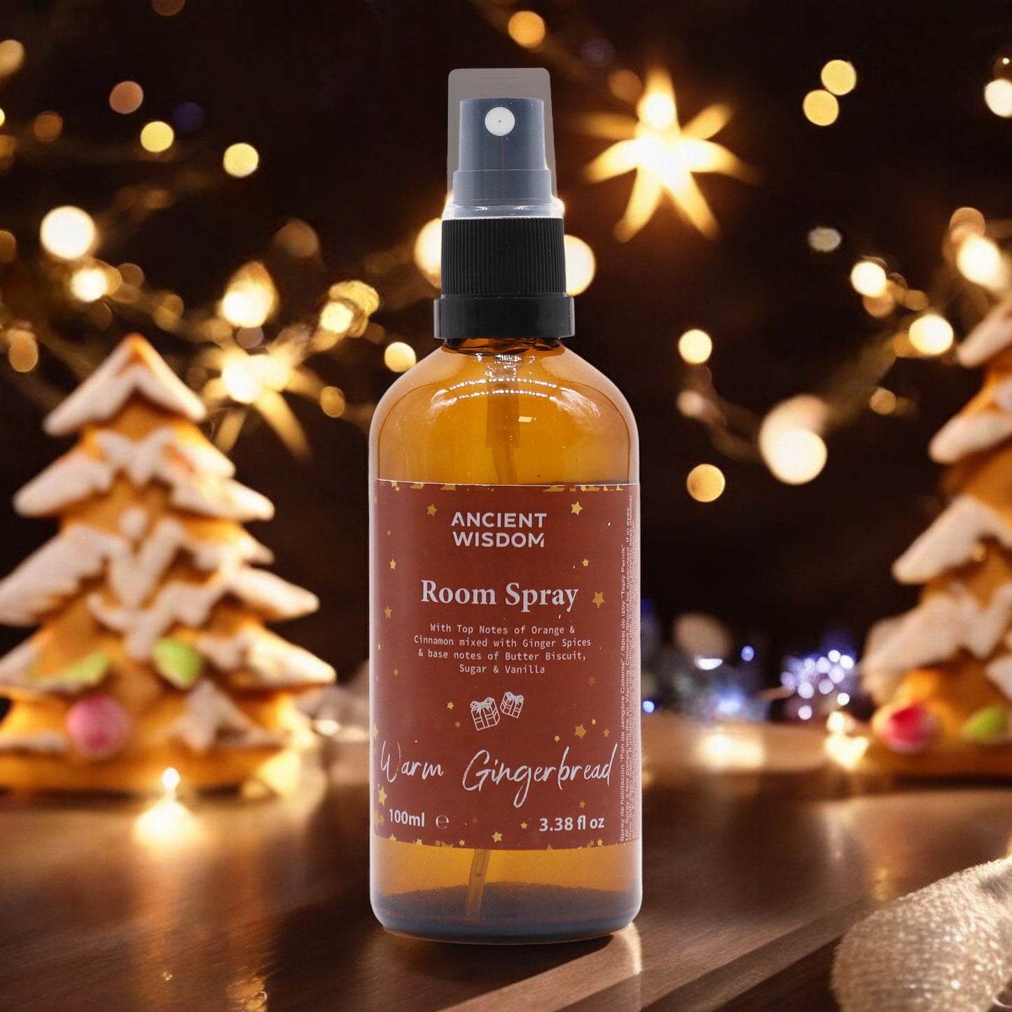 100ml Fragrant Room and Pillow Spray - Warm Gingerbread