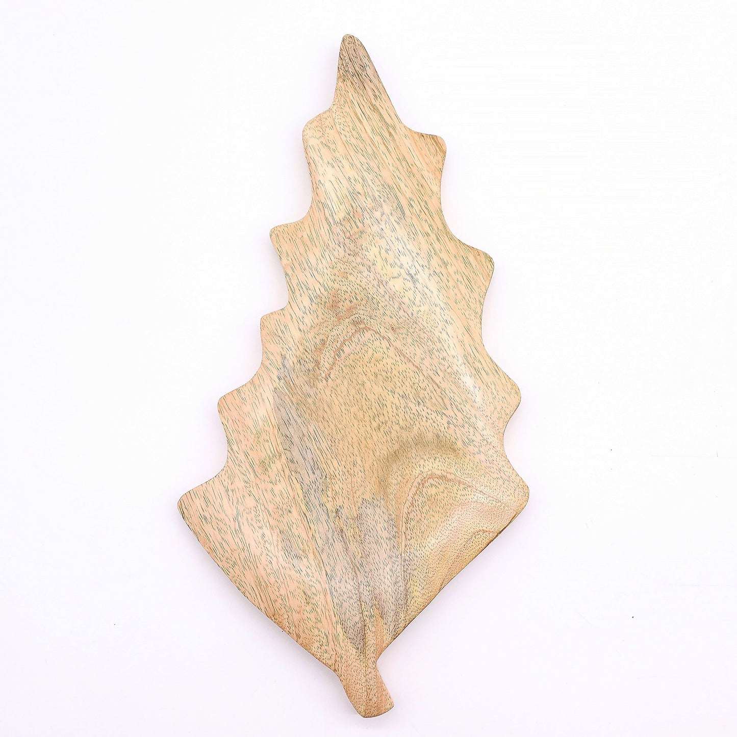 Handcrafted Enamel Wooden Bowl - Leaf