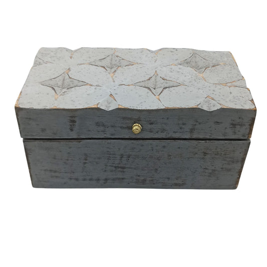 Vintage Deco Multi Purpose Box - Grey Star
