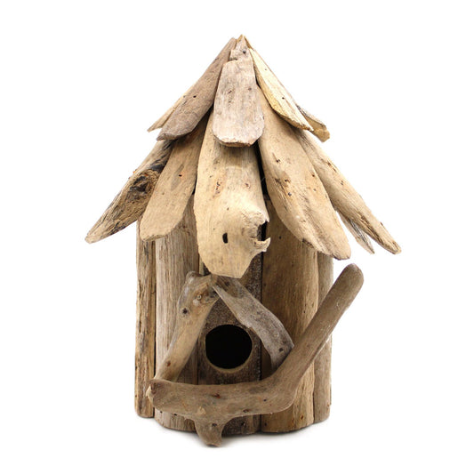 Handmade Wall Hanging Recycled Driftwood Bird Box