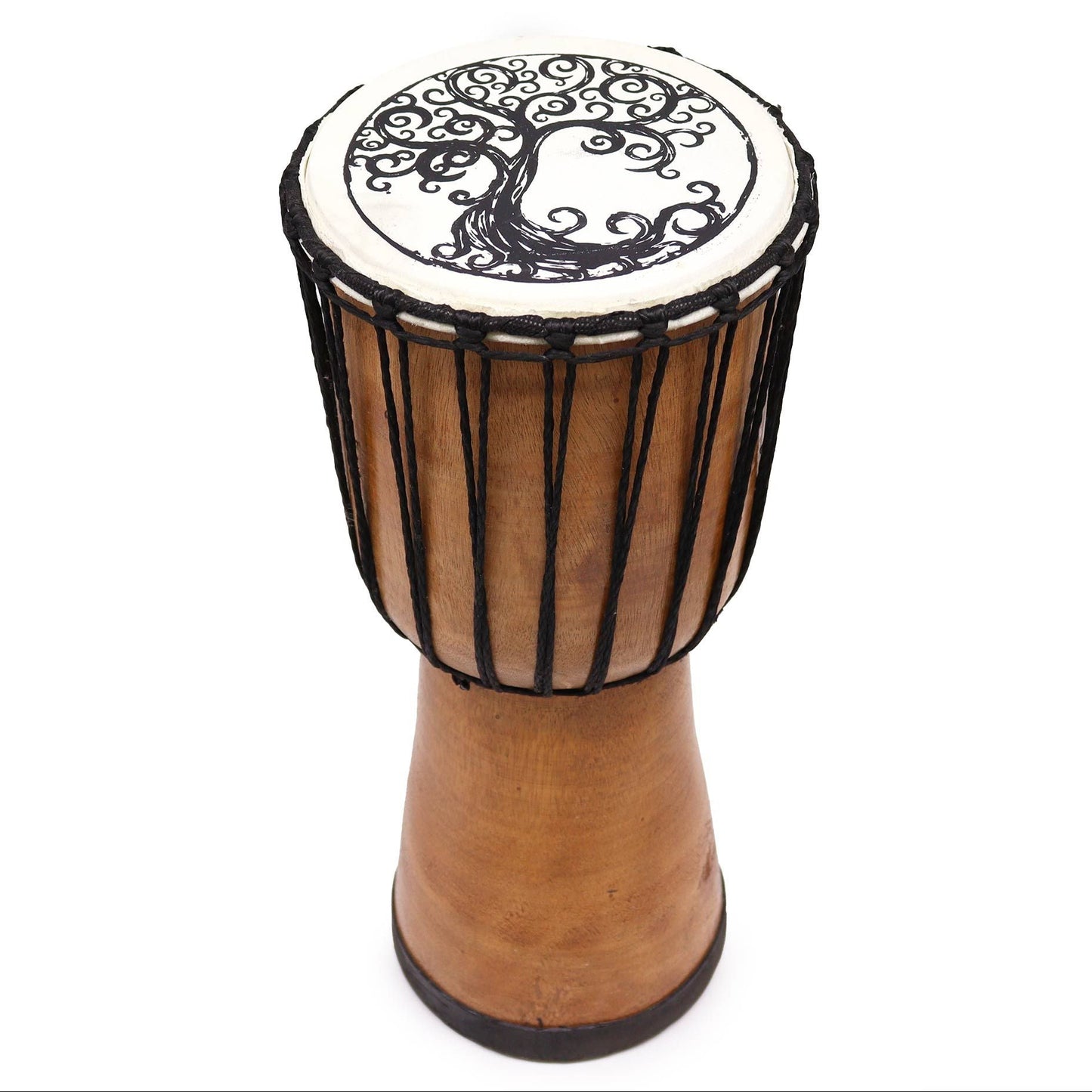 18cm Wide Top Djembe Drum - Tree of Life