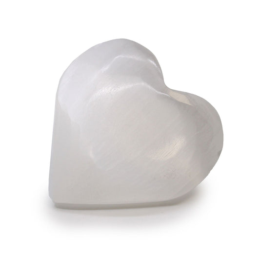 Selenite Heart - Large