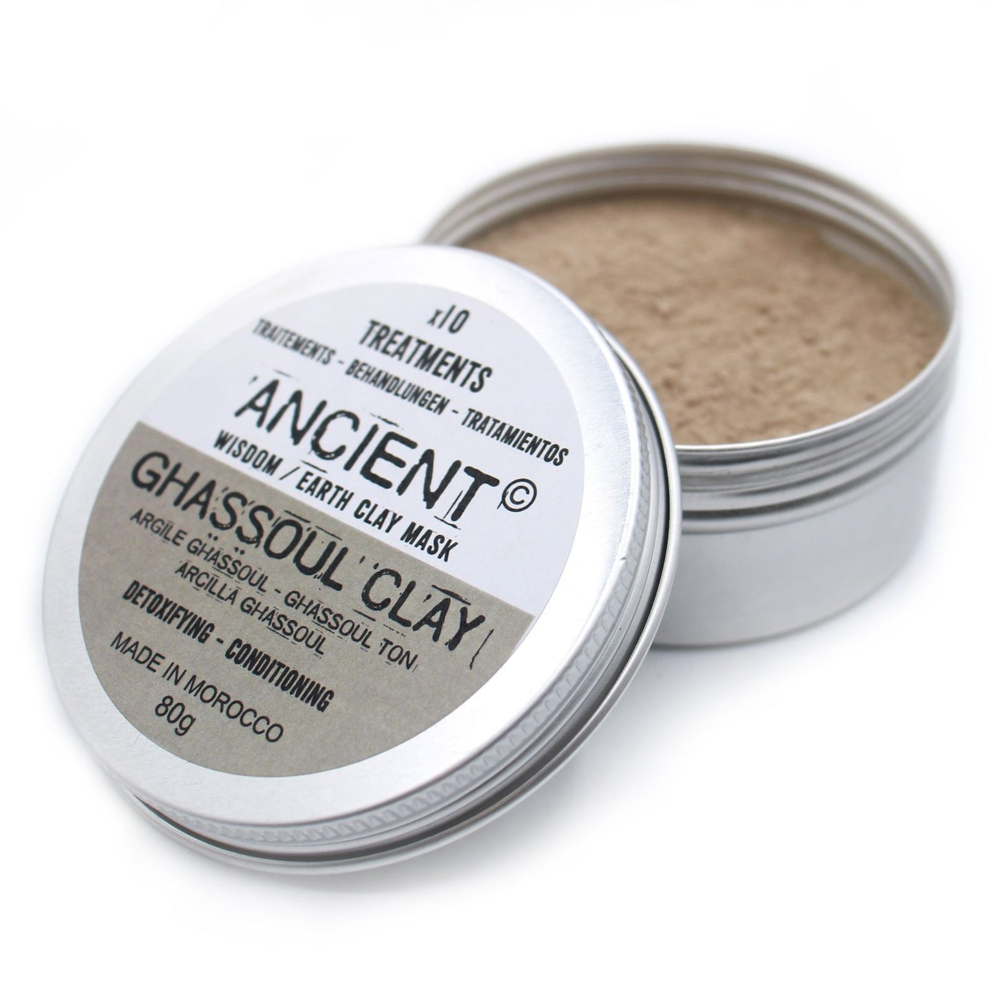 80g Natural Clay Face Mask - Ghassoul / Rhassoul Clay