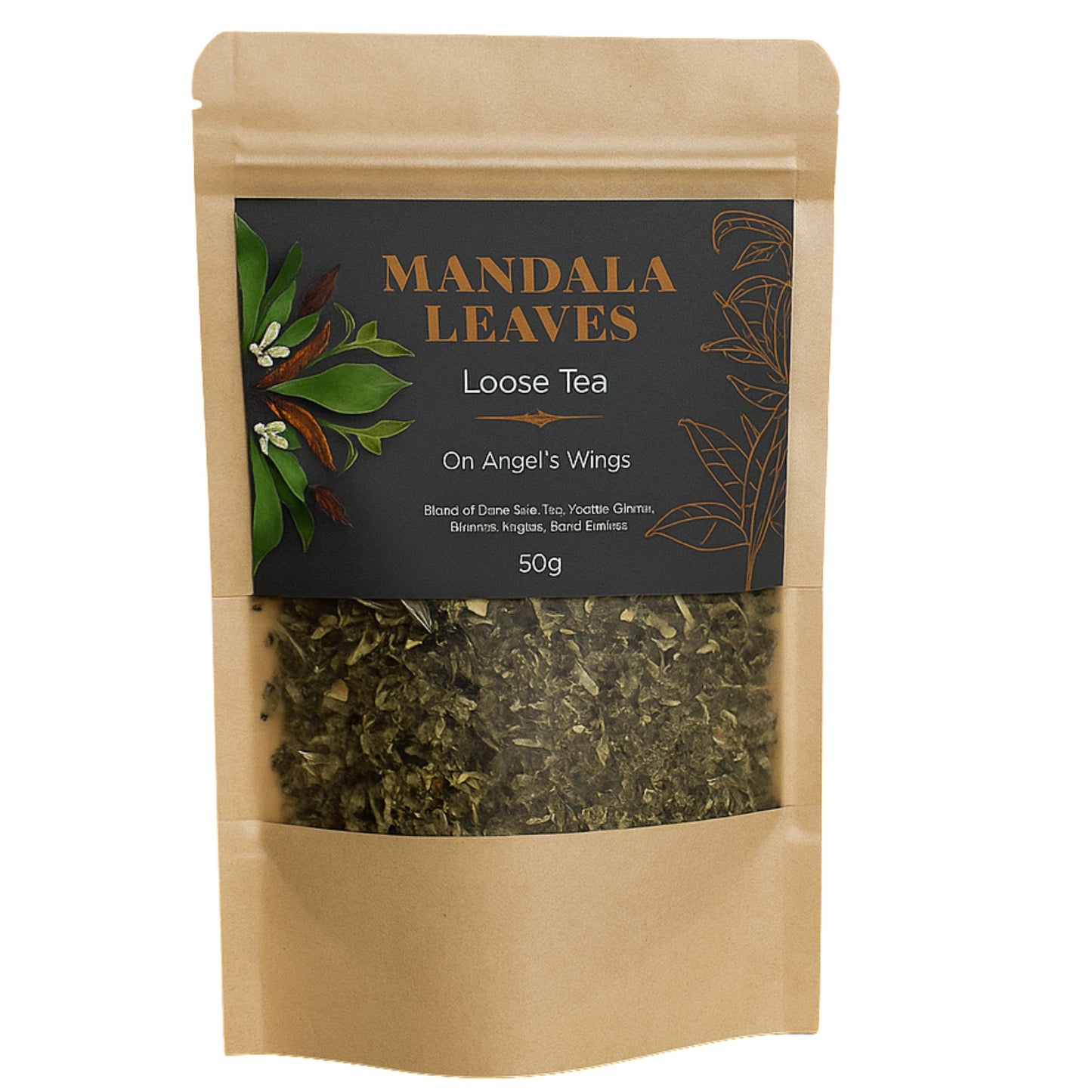 On Angels Wings Blend Artisan Tea - Bagged - 50g - product image 3 from Quintessential Holistic Health Ltd UK