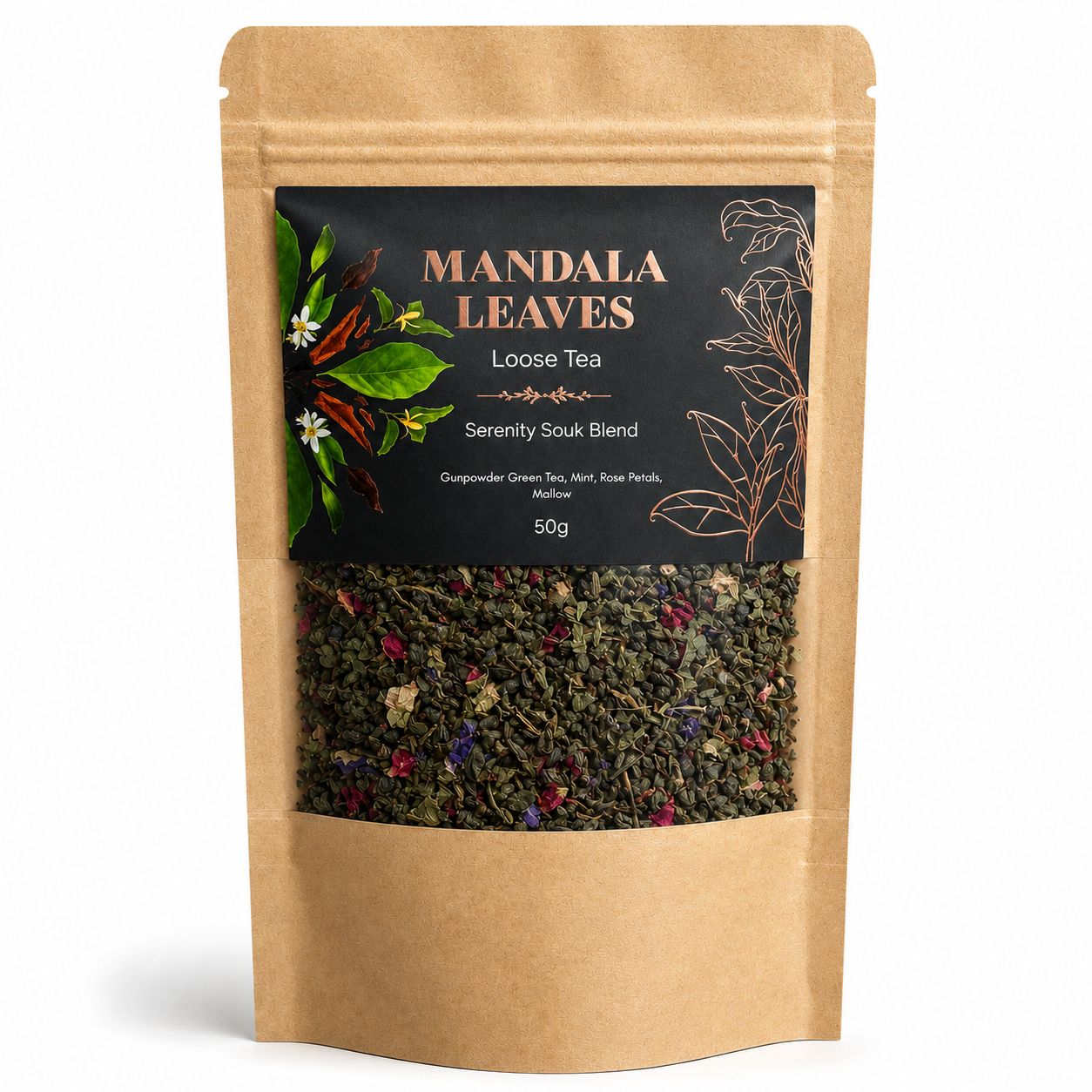 Serenity Souk Blend Artisan Tea - Bagged - 50g - main product image from Quintessential Holistic Health Ltd UK