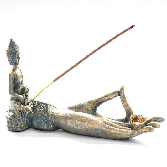 Resin Incense Burner - Buddha Hand