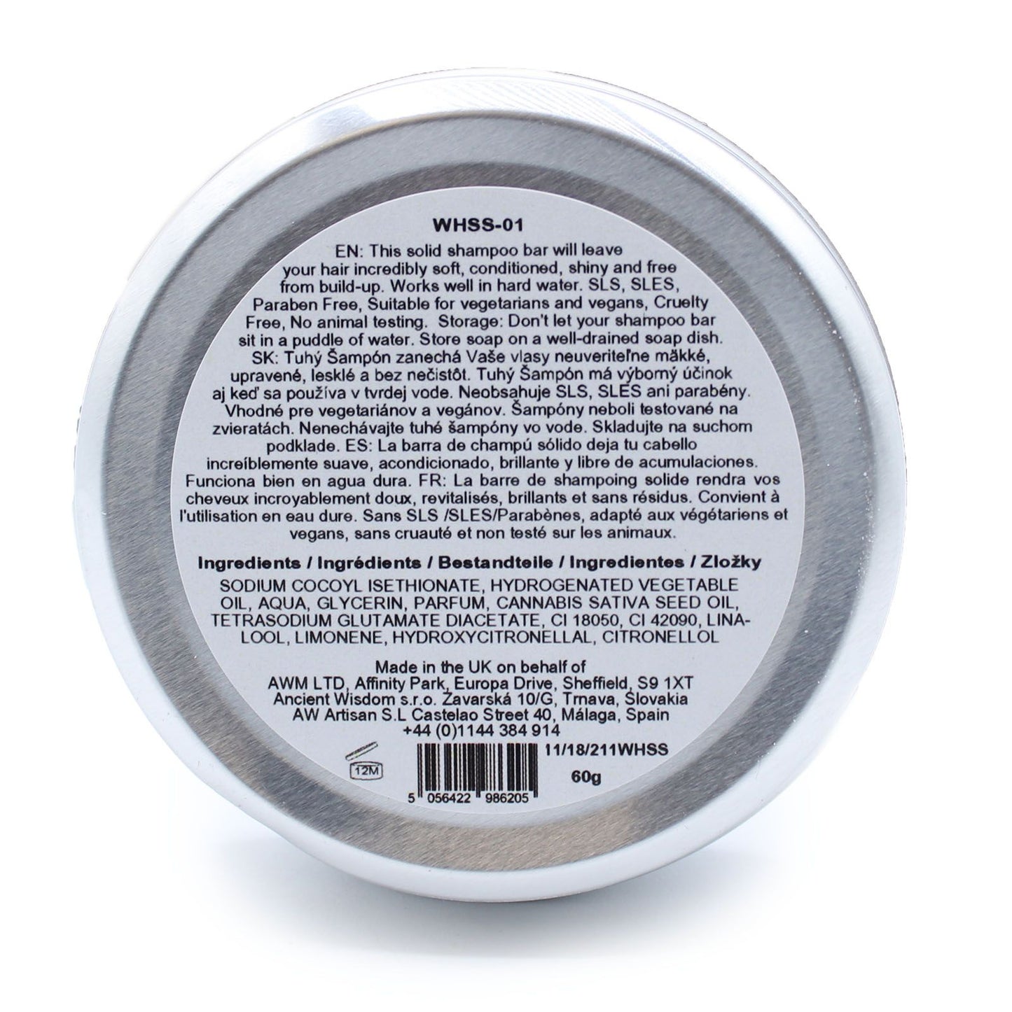 Wild Hare Vegan-Friendly Solid Shampoo and Conditioner - Orchid