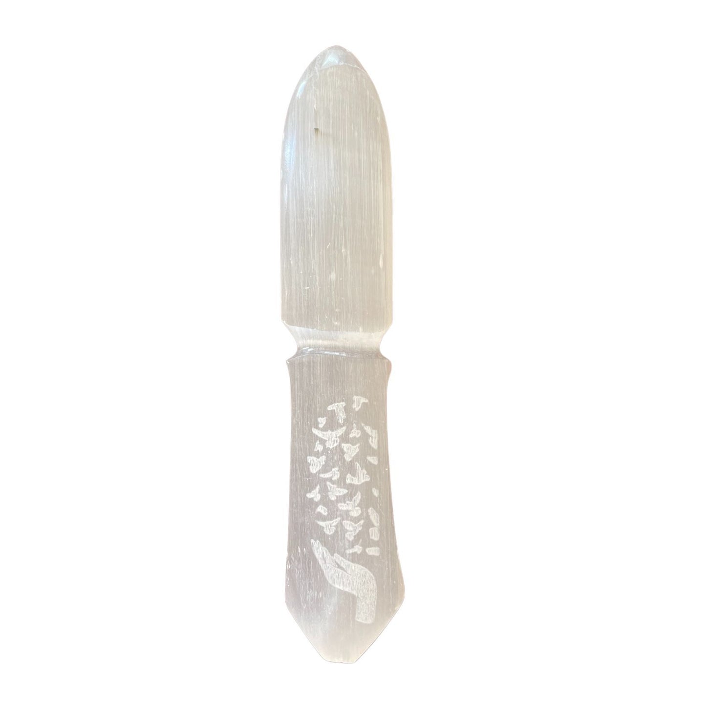 Handmade Selenite Ceremonial Knife - Releasing Bonds