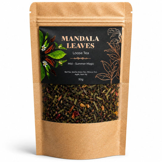 Mid-Summer Magic Blend Artisan Tea - Bagged - 50g - main product image from Quintessential Holistic Health Ltd UK