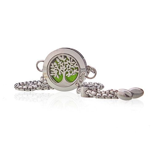 Aromatherapy Essential Oil Chain Bracelet - Tree of Life