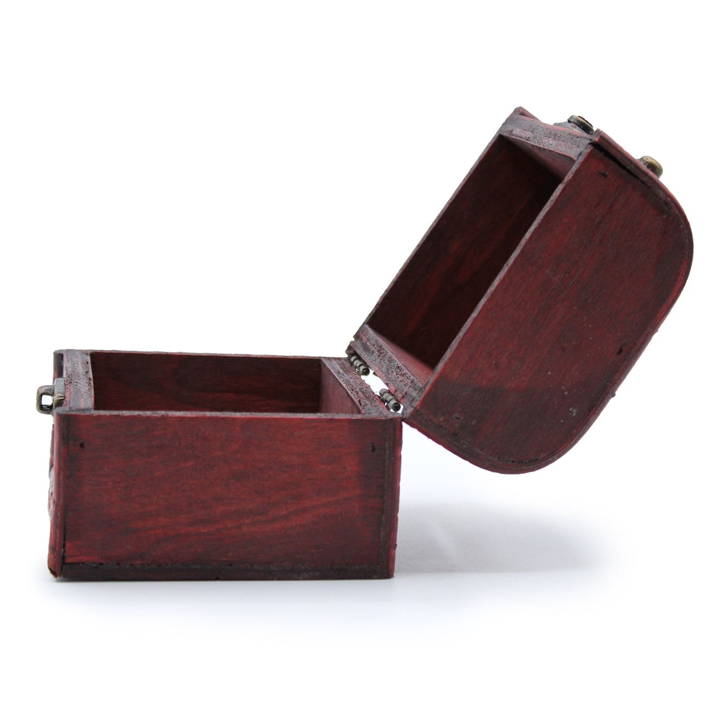 Decorative Vintage Style Storage Box - Small / Leather Effect