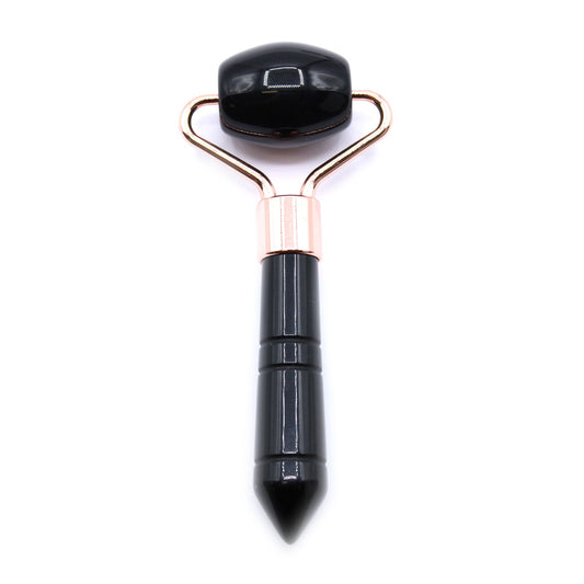 Gemstone Mini Face Roller - Black Obsidian