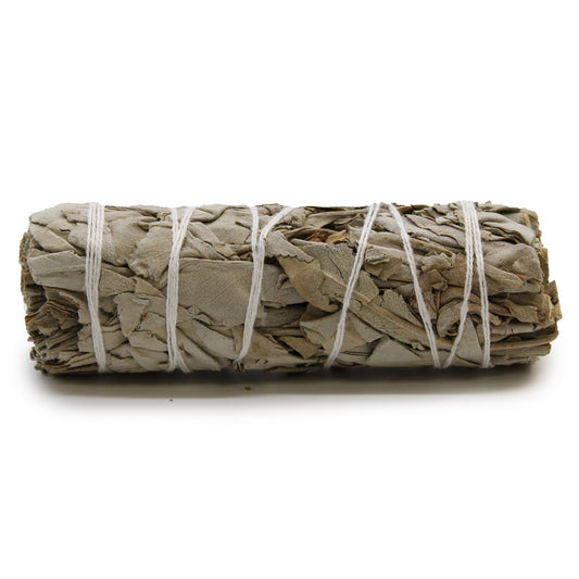 10cm Handcrafted Incense Smudge Stick - White Sage