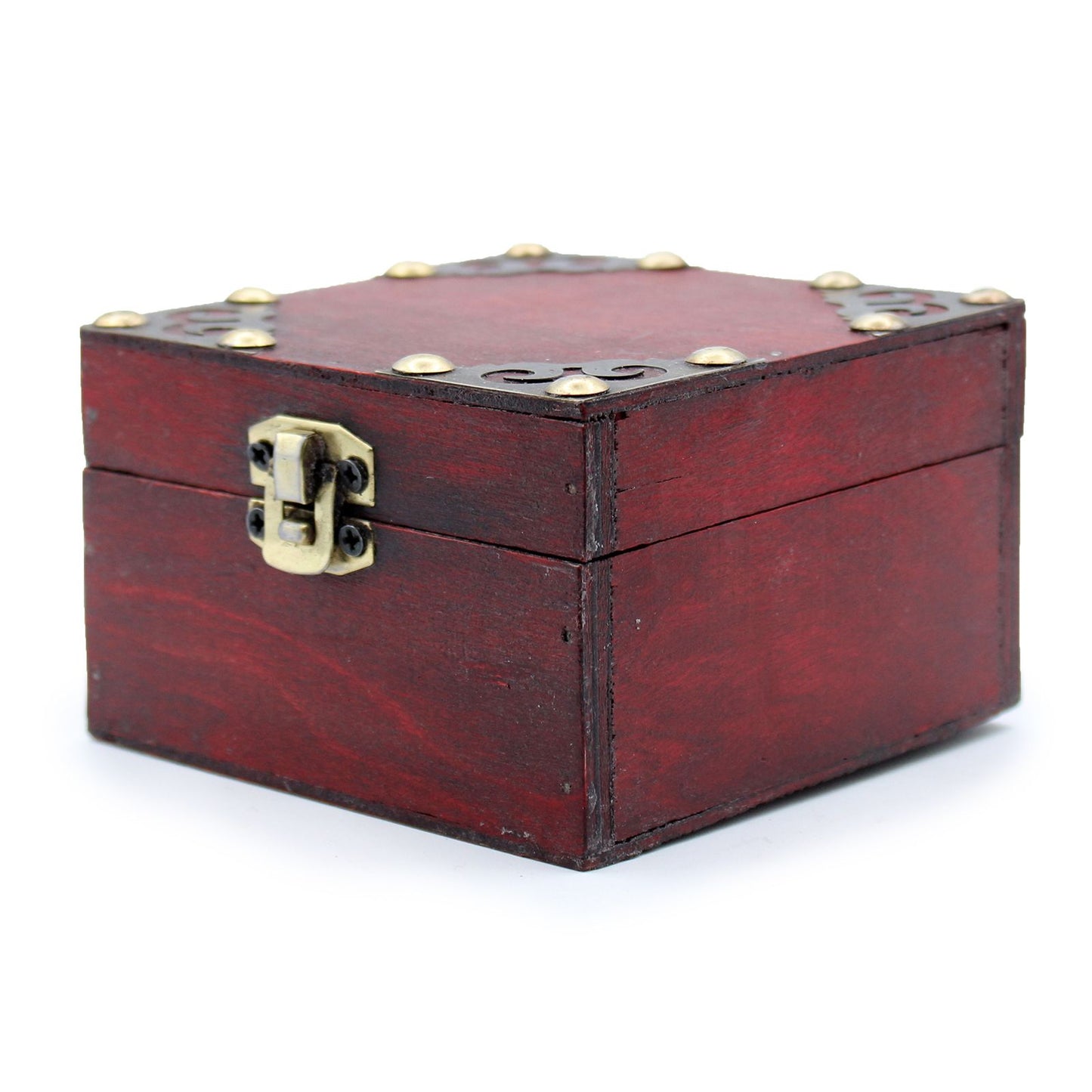 Set of 2 Decorative Vintage Style Storage Boxes - Square / Gothic