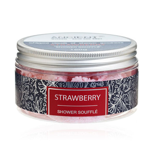 160g Mild Cleansing Shower Soufflé Foam - Strawberry