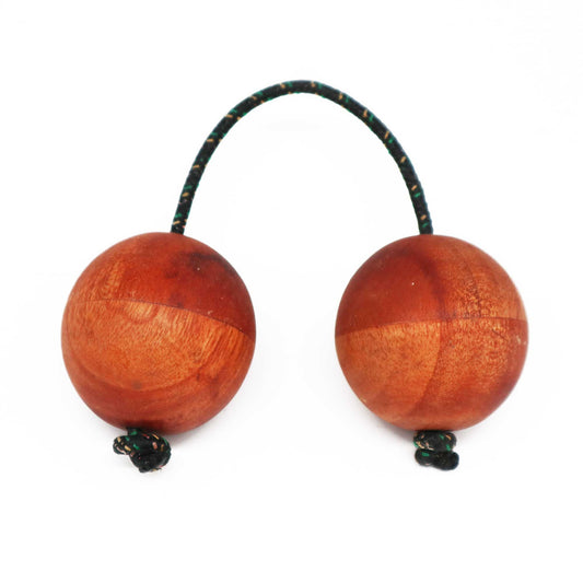 Hand Crafted Wooden Kashaka Shaker - Forest