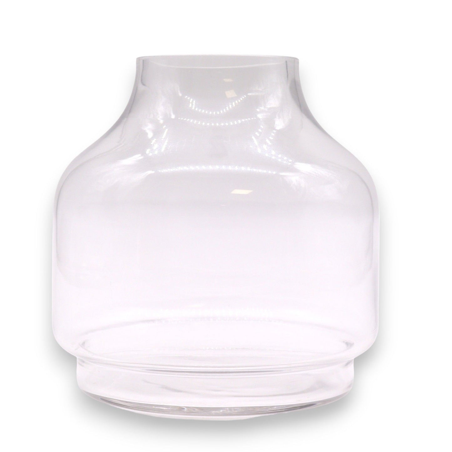 Glass Terrarium on Tung Wood with Ball - Medium / Dark