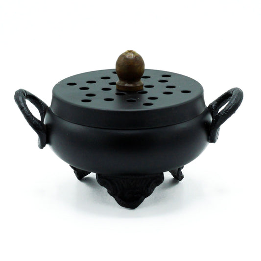 Cast Iron Incense Burner - Classic Cauldron