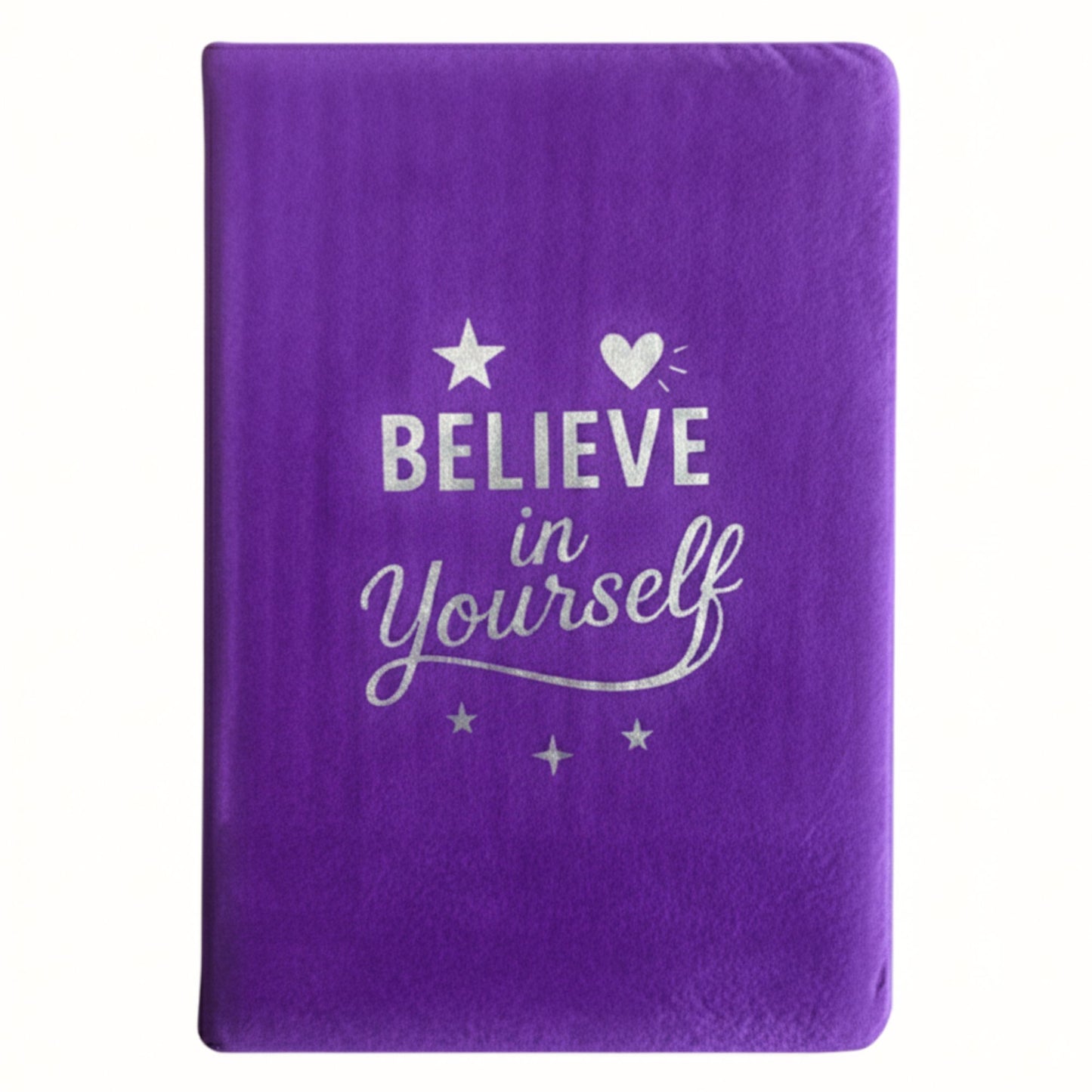 A5 Velvet Journal - Lavender / Believe in Yourself