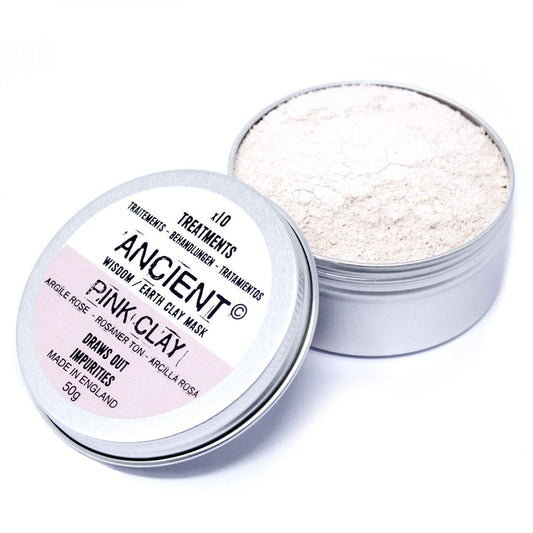50g Natural Clay Face Mask - Pink Kaolin Clay