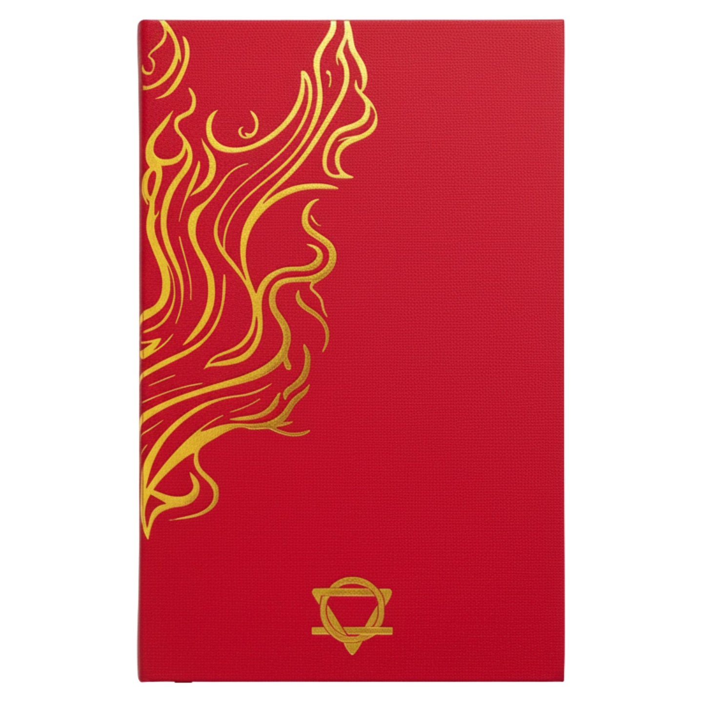 A5 Wellness Journal - Red / Golden Mandala and Lotus