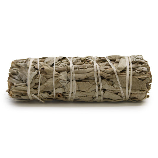 10cm Handcrafted Incense Smudge Stick - White Sage and Sweetgrass