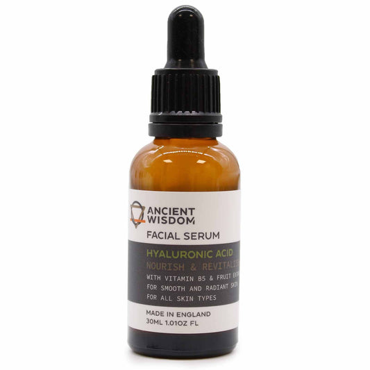 30ml Vegan-Friendly Facial Serum - Hyaluronic Acid