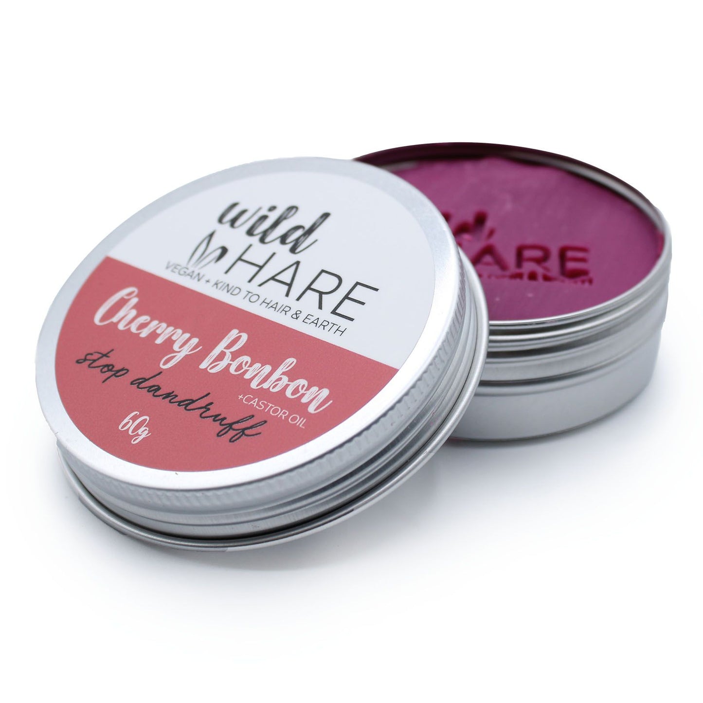 Wild Hare Vegan-Friendly Solid Shampoo and Conditioner - Cherry Bonbon