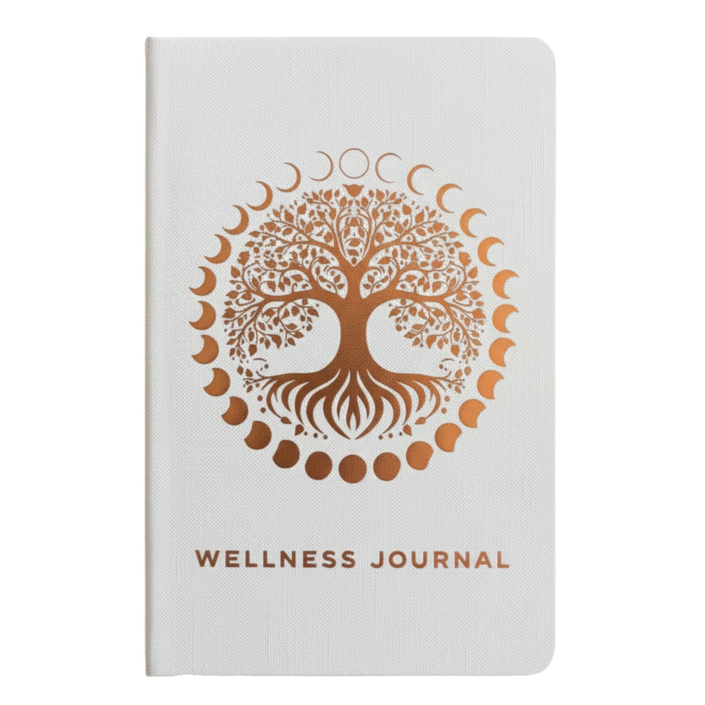A5 Wellness Journal - White / Rose Gold / Tree of Life