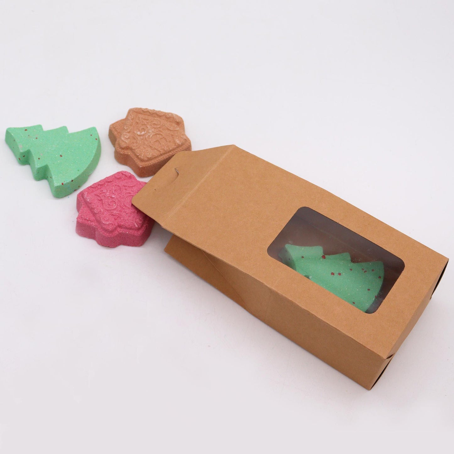 Christmas Bath Bomb Gift Pack - Gingerbread Town