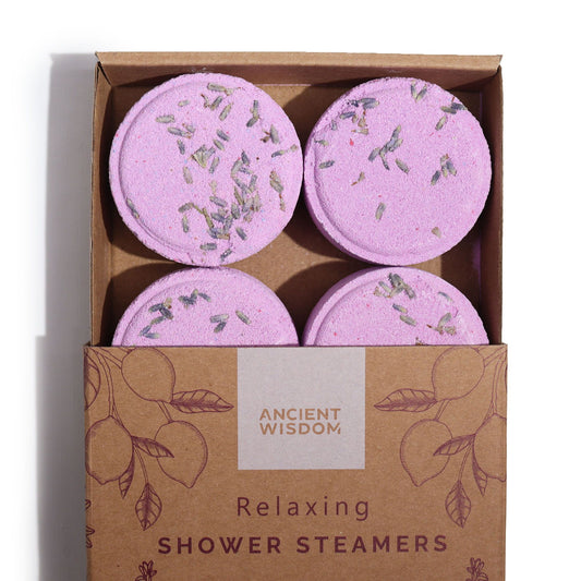 Natural Vegan-Friendly Zen Shower Steamers Therapy Wellness Gift Set - Relaxing