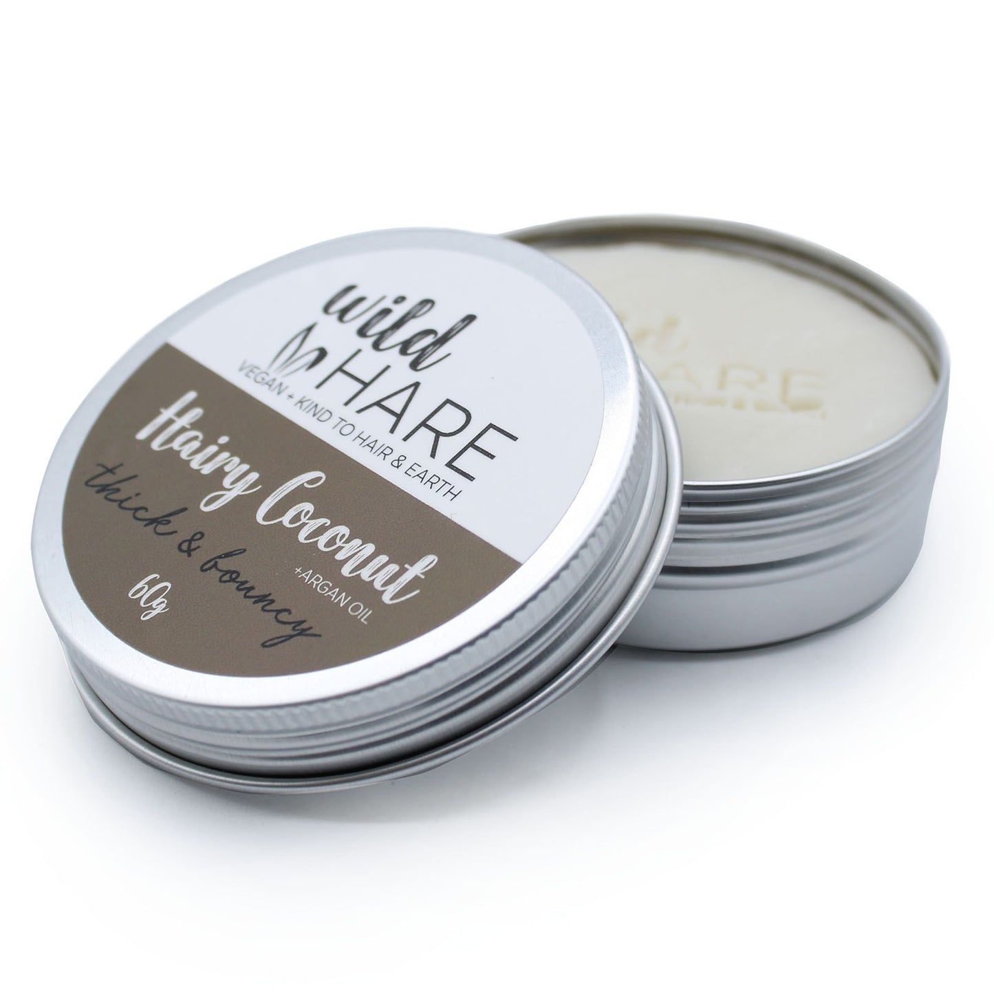 Wild Hare Vegan-Friendly Solid Shampoo and Conditioner - Hairy Coconut
