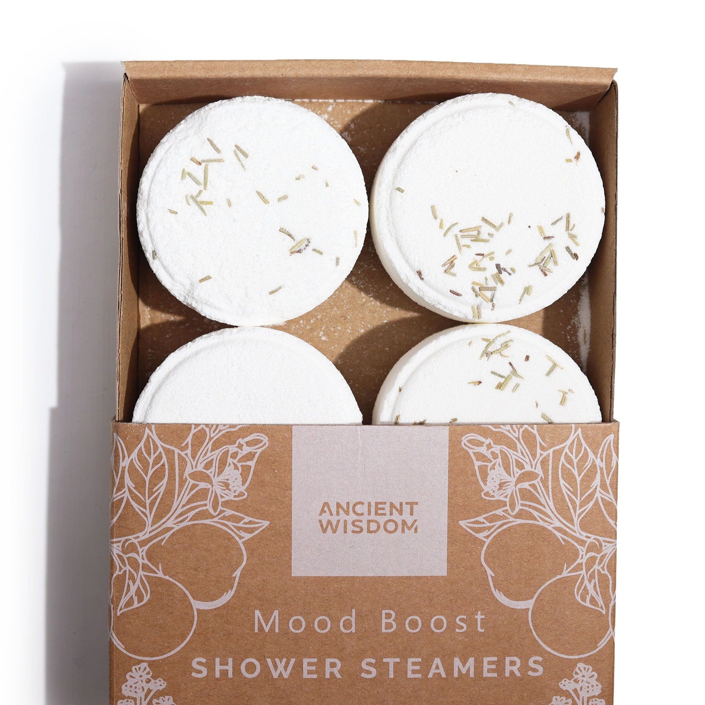 Natural Vegan-Friendly Zen Shower Steamers Therapy Wellness Gift Set - Mood Boost